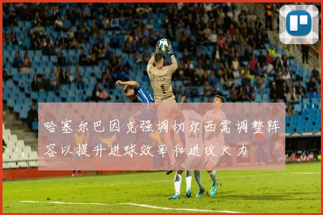 哈塞尔巴因克强调切尔西需调整阵容以提升进球效率和进攻火力